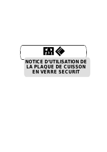 Mode d’emploi FAR TGV40N Table de cuisson