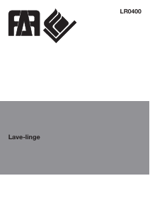 Mode d’emploi FAR LR0400 Lave-linge