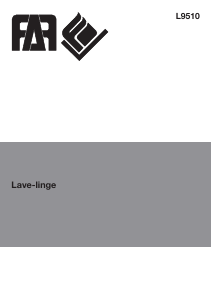 Mode d’emploi FAR L9510 Lave-linge
