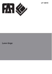 Mode d’emploi FAR LF12610 Lave-linge