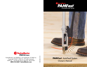 Handleiding FastenMaster PAMFast Schroefmachine