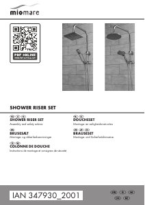 Mode d’emploi Miomare IAN 347930 Pommeau de douche