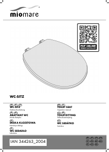 Bedienungsanleitung Miomare IAN 344263 Toilettensitz