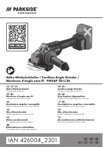 Mode d’emploi Parkside IAN 426004 Meuleuse angulaire