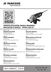 Bedienungsanleitung Parkside IAN 448847 Winkelschleifer
