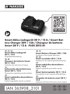 Manual Parkside IAN 365908 Battery Charger