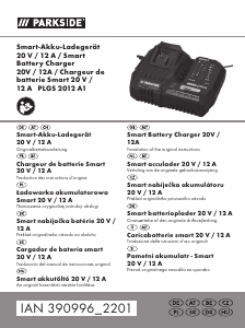 Használati útmutató Parkside IAN 390996 Akkumulátortöltő