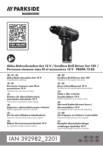 Mode d’emploi Parkside IAN 392982 Perceuse visseuse