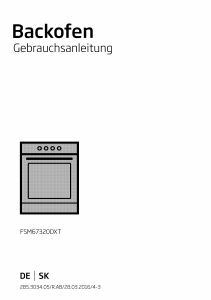 Bedienungsanleitung BEKO FSM 67320 DXT Herd