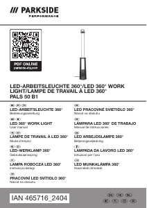 Bruksanvisning Parkside IAN 465716 Lampa