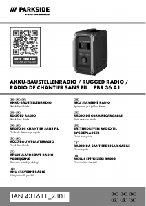 Manual Parkside IAN 431611 Radio