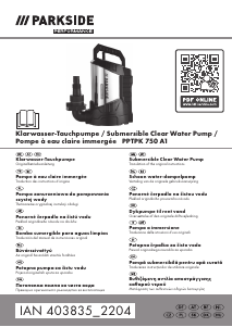 Bedienungsanleitung Parkside IAN 403835 Wasserpumpe