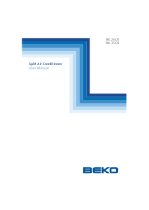 Manual BEKO BK 3500 Air Conditioner