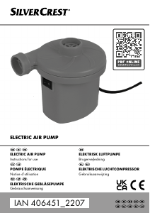 Bedienungsanleitung SilverCrest IAN 406451 Luftpumpe