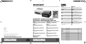 Manuale SilverCrest IAN 379304 Radiosveglia