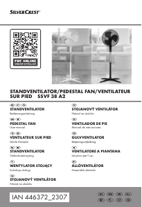 Návod SilverCrest IAN 446372 Ventilátor