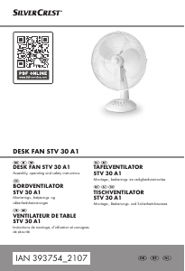 Brugsanvisning SilverCrest IAN 393754 Ventilator