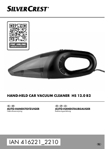 Bedienungsanleitung SilverCrest IAN 416221 Handstaubsauger