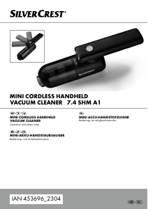 Bedienungsanleitung SilverCrest IAN 453696 Handstaubsauger
