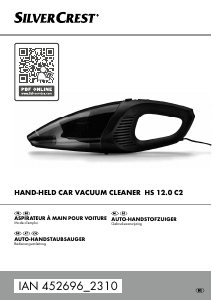 Bedienungsanleitung SilverCrest IAN 452696 Handstaubsauger