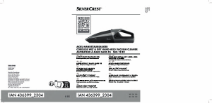 Bedienungsanleitung SilverCrest IAN 436399 Handstaubsauger