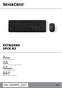 Bedienungsanleitung SilverCrest IAN 420899 Tastatur