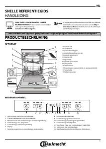 Handleiding Bauknecht BBC 3C26 PF X A Vaatwasser