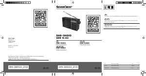 Handleiding SilverCrest IAN 380123 Radio