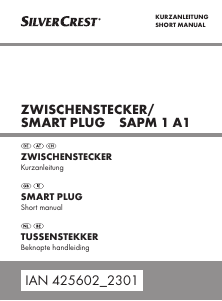 Bruksanvisning SilverCrest IAN 425602 Smart eluttag