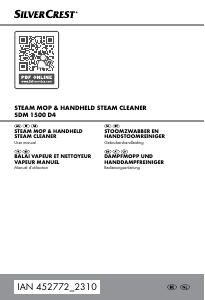 Manual SilverCrest IAN 452772 Steam Cleaner