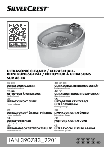 Manuale SilverCrest IAN 390783 Lavatrice a ultrasuoni