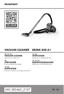 Bedienungsanleitung SilverCrest IAN 385462 Staubsauger