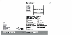 Bedienungsanleitung SilverCrest IAN 455466 Wandhalterung