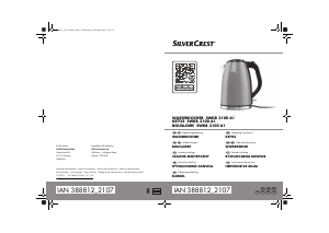 Manual de uso SilverCrest IAN 388812 Hervidor
