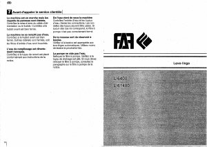 Mode d’emploi FAR L6400 Lave-linge