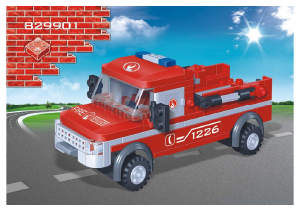 Handleiding BanBao set 8299 Fire Brandweerauto