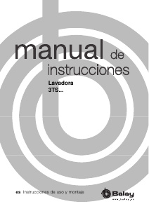 Manual de uso Balay 3TS986XA Lavadora