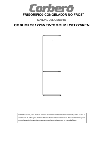 Manual de uso Corberó CCGLML201725NFN Frigorífico combinado