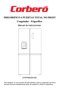 Manual de uso Corberó CF4PH6835XWD Frigorífico combinado