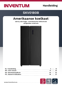 Bedienungsanleitung Inventum SKV0180B Kühl-gefrierkombination