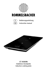 Bruksanvisning Rommelsbacher CT 3430/IN Häll
