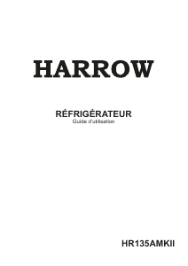 Mode d’emploi Harrow HR135AMKII Réfrigérateur