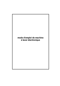 Mode d’emploi Harrow HT505TRS Lave-linge