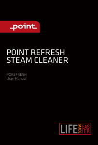 Bruksanvisning Point POREFRESH Ångtvätt