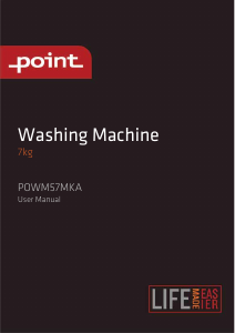 Käyttöohje Point POWM57MKA Pesukone