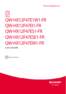 Mode d’emploi Sharp QW-HX12F47E1W1-FR Lave-vaisselle