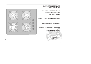 Mode d’emploi Teba TOA42F01 Table de cuisson