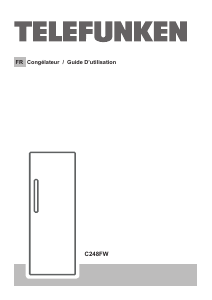 Mode d’emploi Telefunken C248FW Congélateur