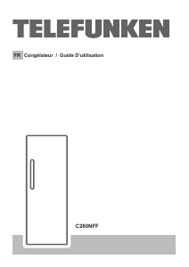 Mode d’emploi Telefunken C280NFF Congélateur