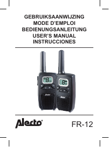 Bedienungsanleitung Alecto FR-12 Walkie-talkie